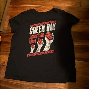 🎸 Green Day “American‎ Idiot” Band Tee (Black Graphic T-Shirt)